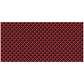 Red and Black Checkered Pattern  3m Rectangle Tablecloth