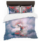 Red and Pink Tree Duvet Cover Set