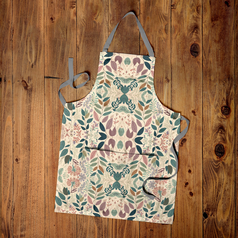 Reflecting Leaves Medium Length Apron
