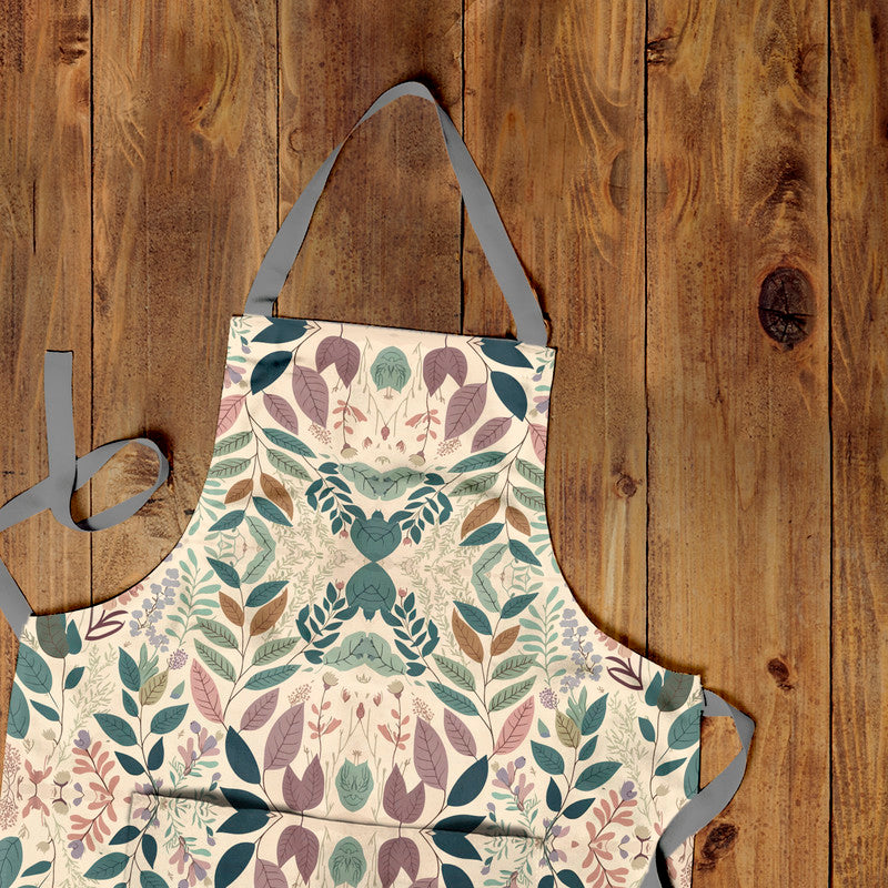 Reflecting Leaves Medium Length Apron