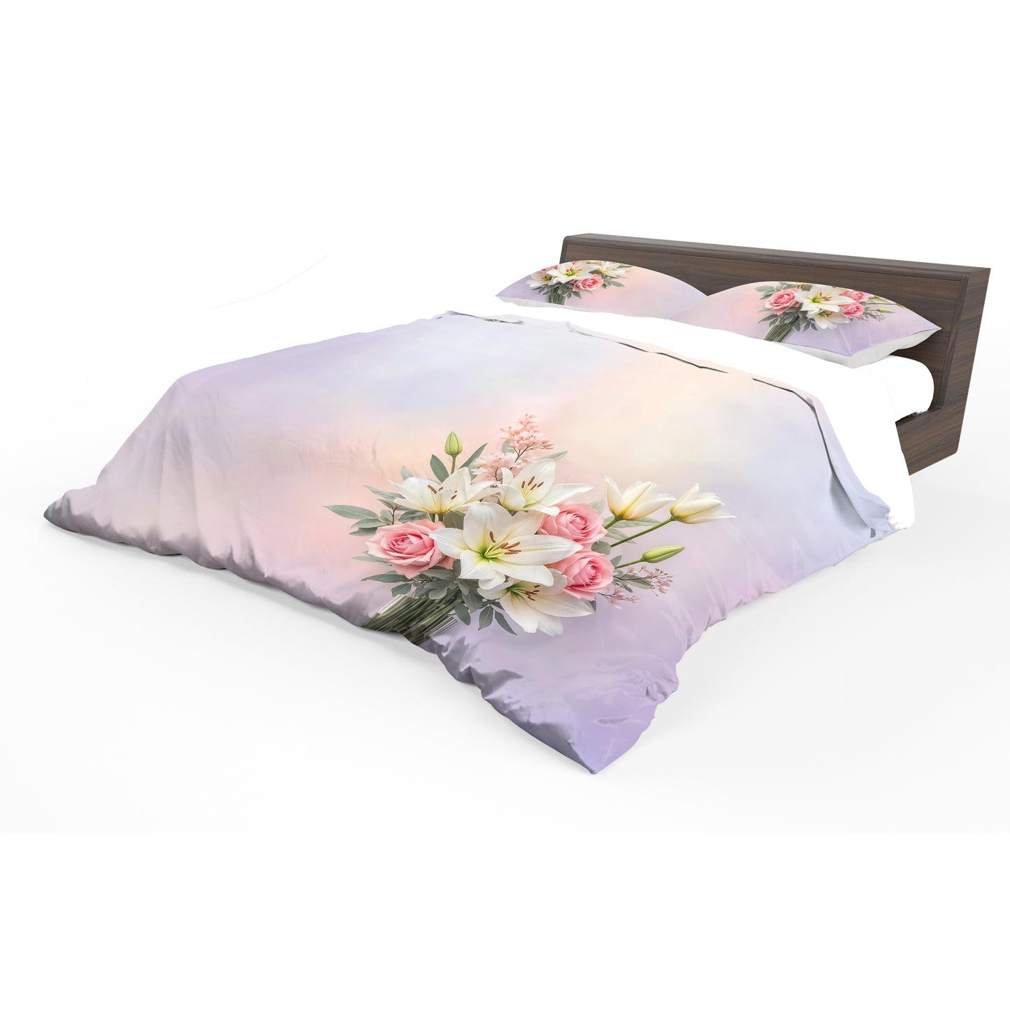 Regal Lily Bouquet Duvet Cover Set