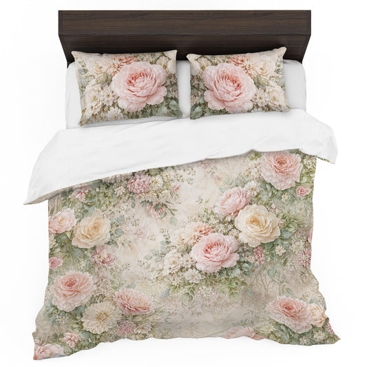 Renaissance Rose Duvet Cover Set