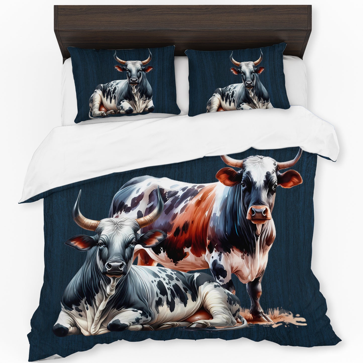 Resting Cows Duvet Cover Set by Mark van Vuuren