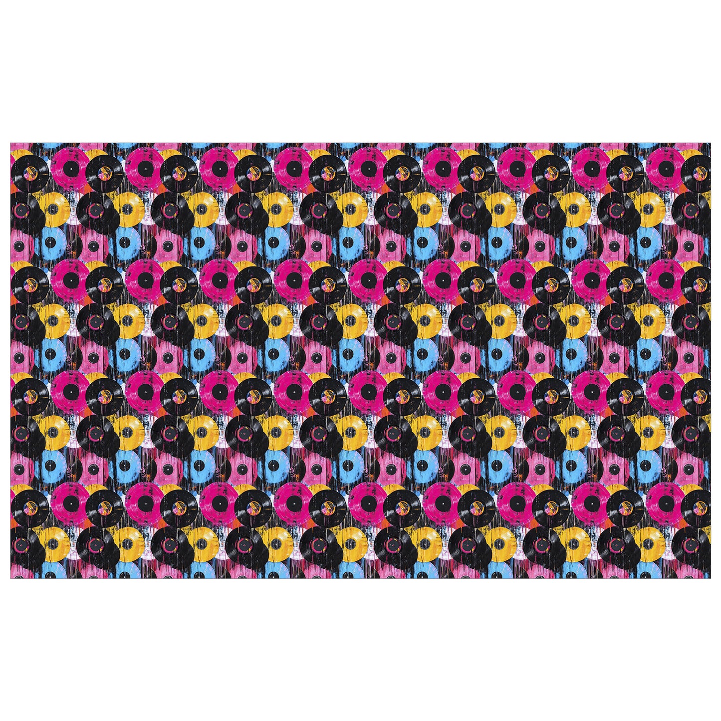 Retro Vinyl Rectangle Tablecloth