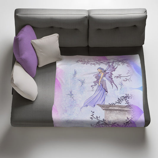 Reverie Light Weigt Fleece Blanket By Amy Brown