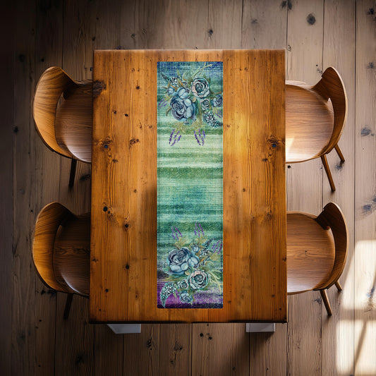 Rhapsody in Blue 160cm Table Runner