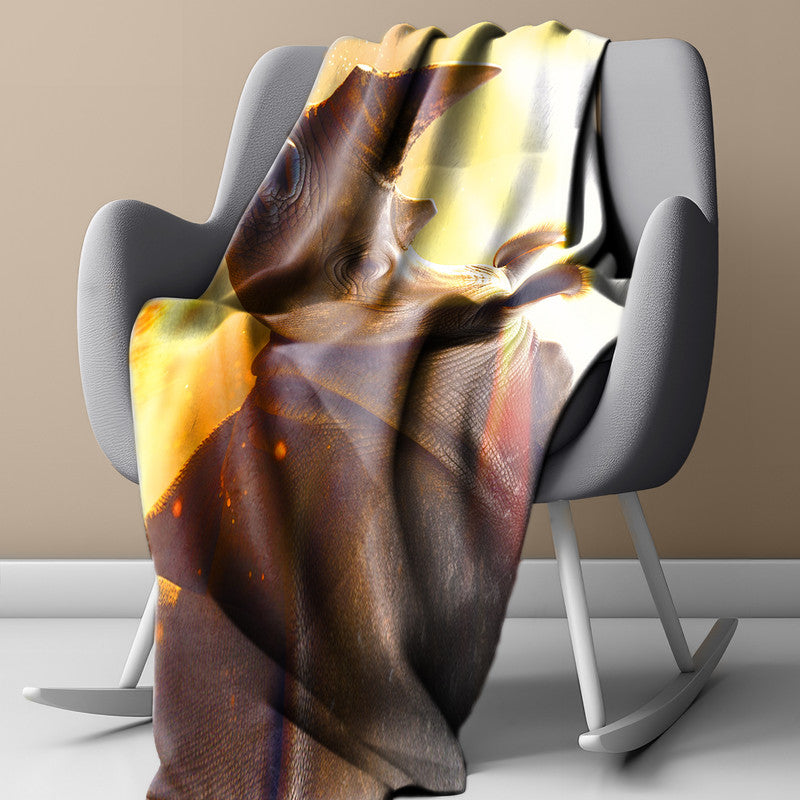 Rhino Africa Light Weight Fleece Blanket