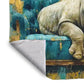 Rhino Chilling Light Weight Fleece Blanket