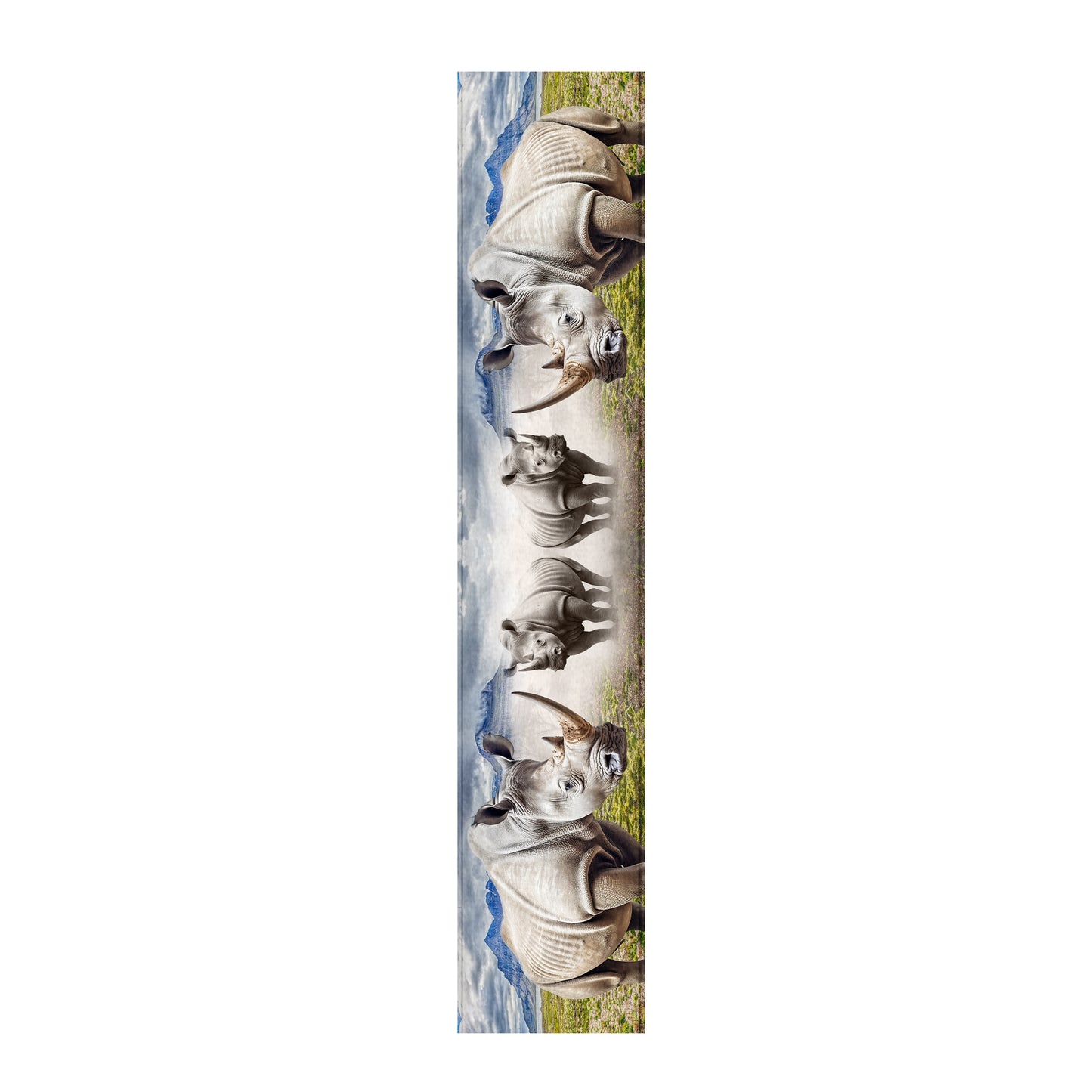Rhino Dust and Thunder Table Runner
