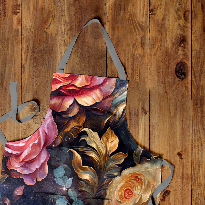 Rich Blooming Apron