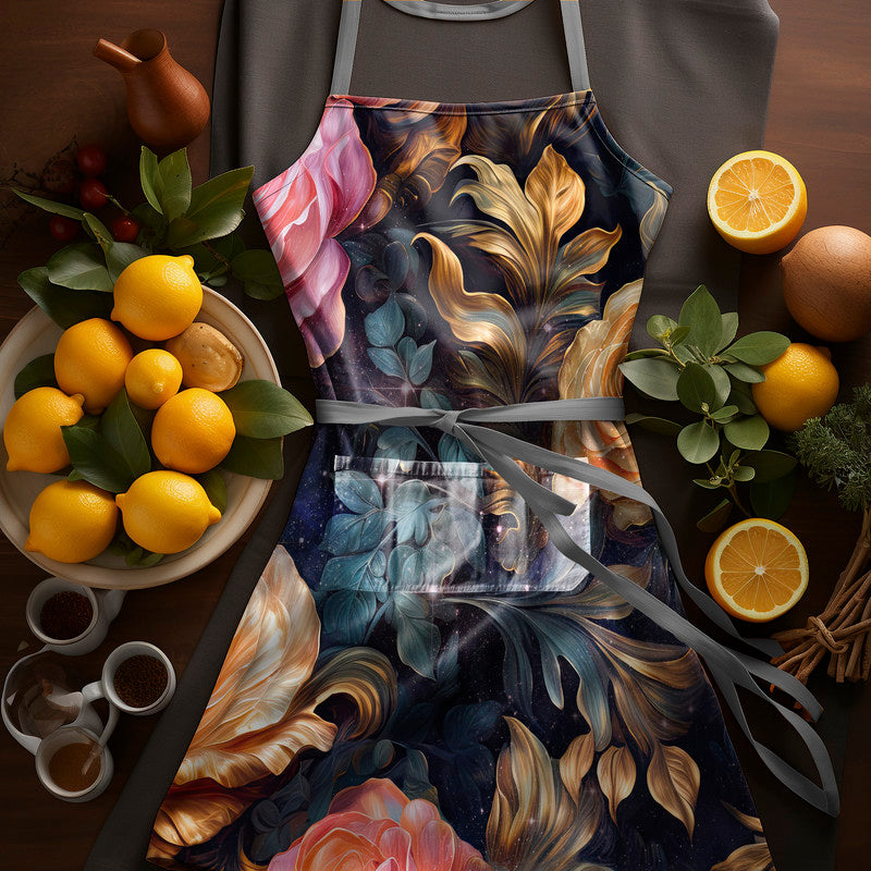 Rich Blooming Apron