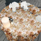 Rich Cream Round Tablecloth