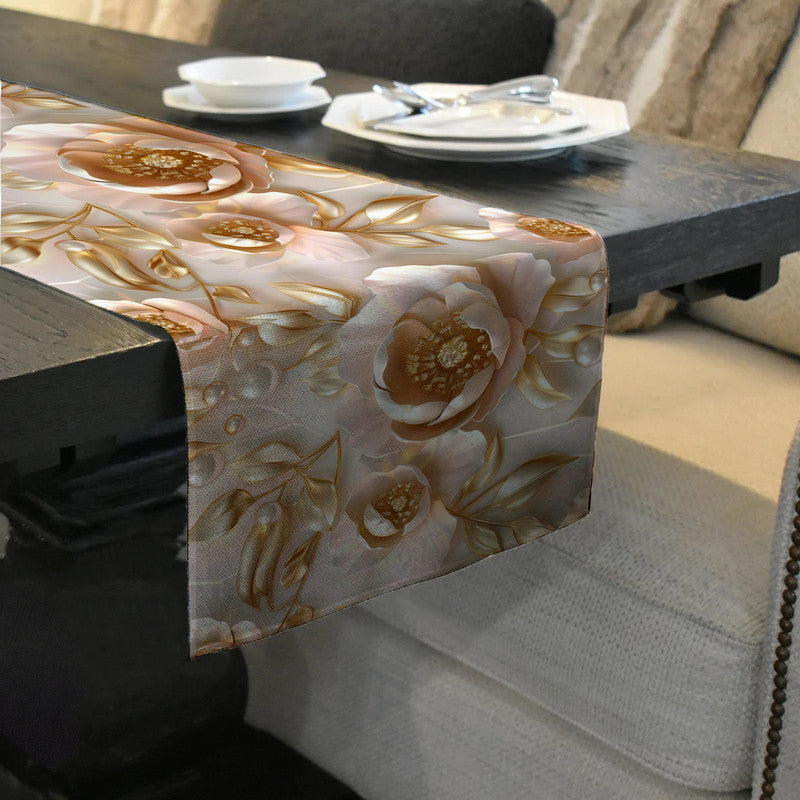 Rich Cream Table Runner