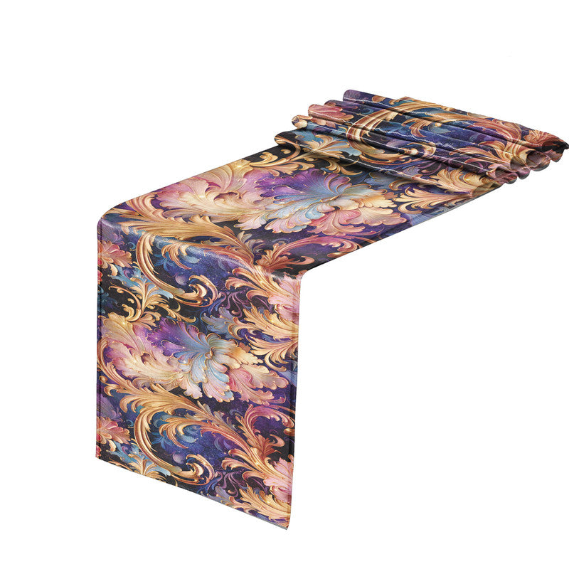Rich Gold Swirls Table Runner