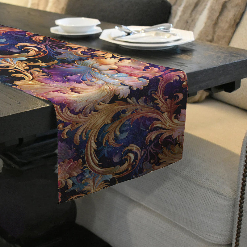 Rich Gold Swirls Table Runner
