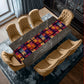 Rich Colour Block Pattern Table Runner