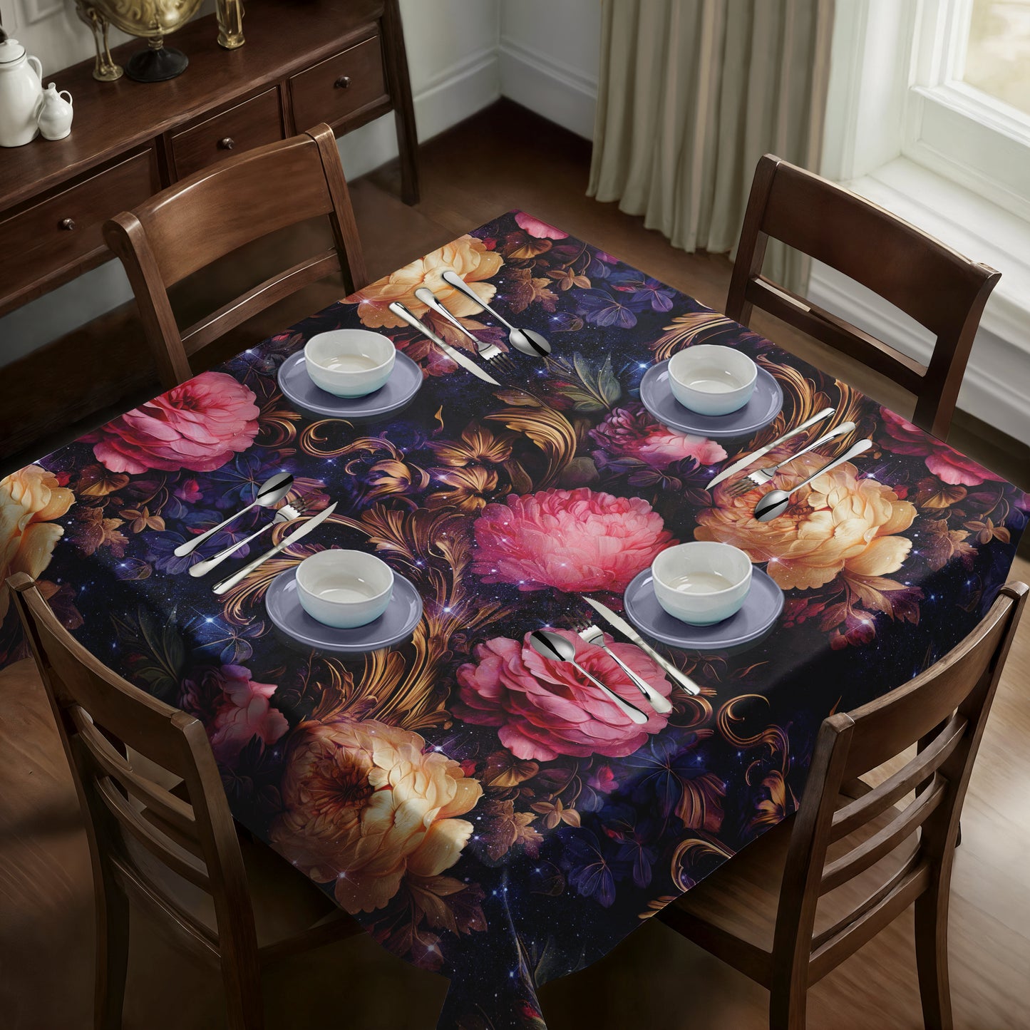 Rich Colours Square Tablecloth