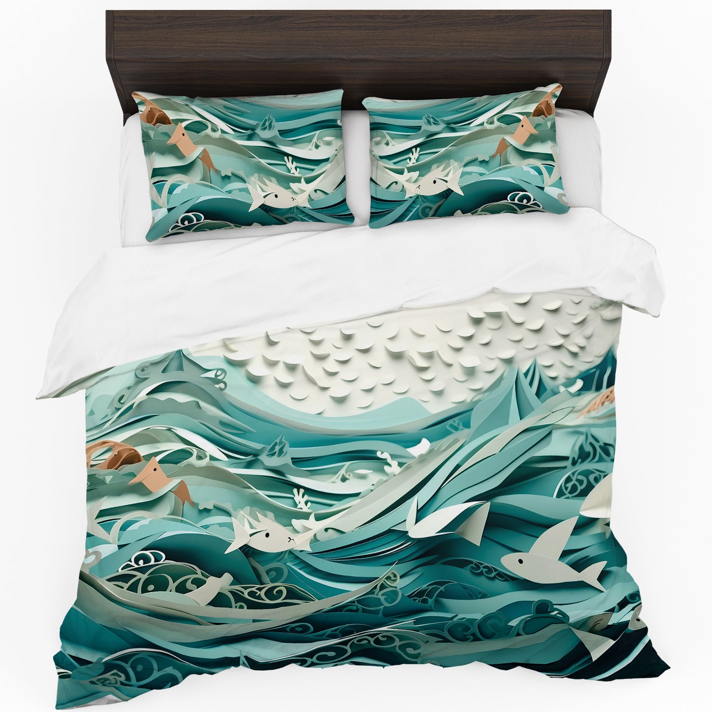 Riding the Waves Duvet Cover Set