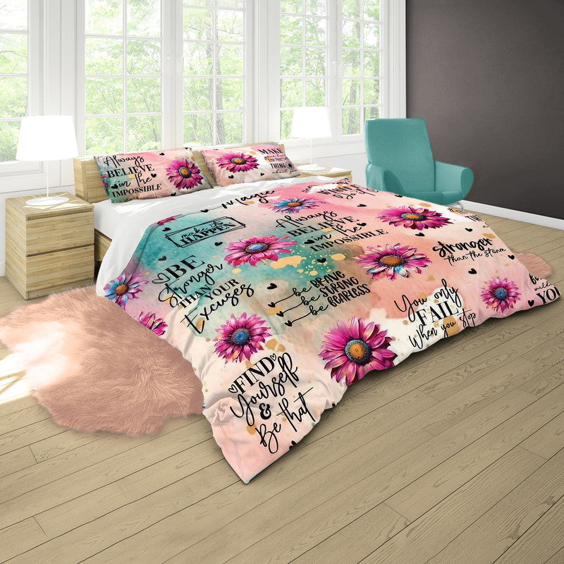 Rise Thrive Duvet Cover Set