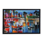 River Painted Boats Door Mat