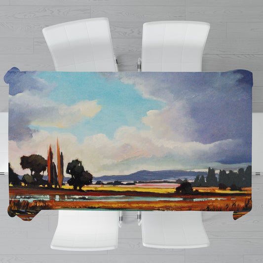 River Reflection By Marthie Potgieter Rectangle Tablecloth