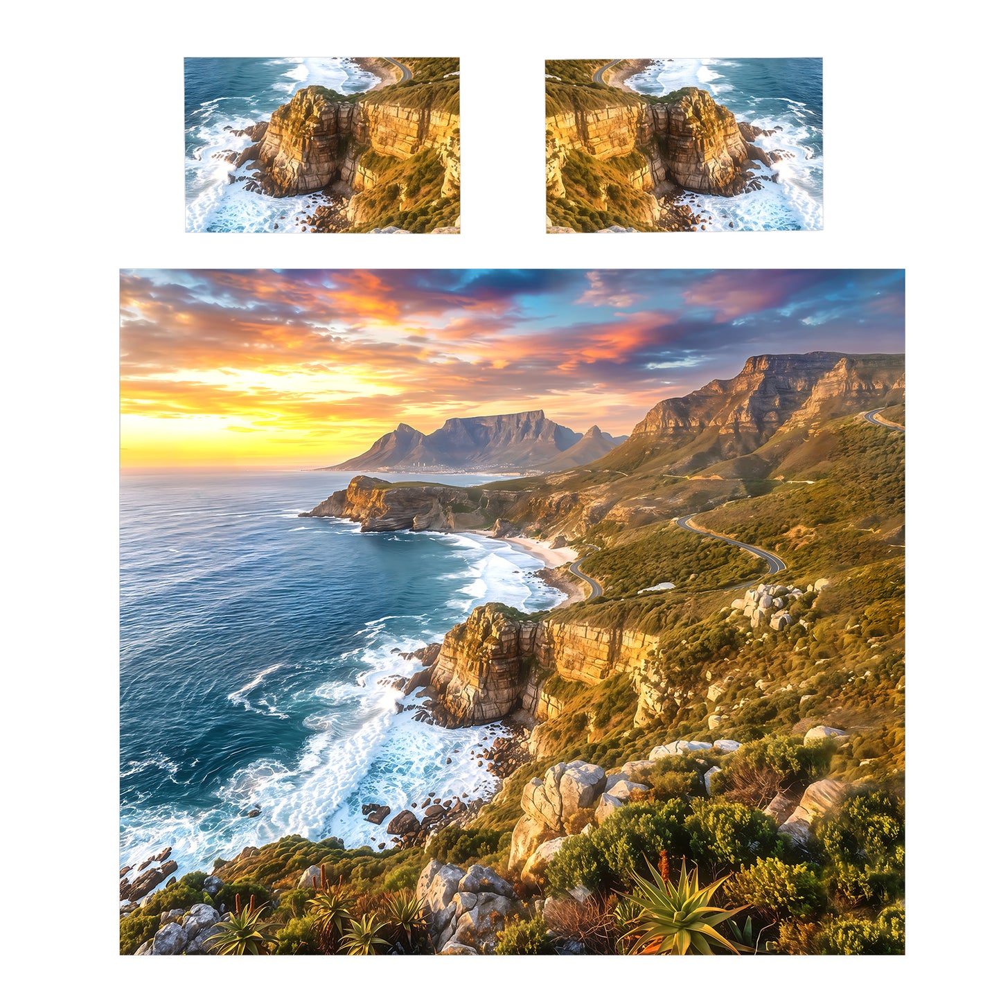 Rocky Beach  Duvet Cover Set