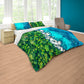 Rocky Beach Forest Duvet Cover Set