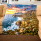 Rocky Beach Light Weight Fleece Blanket