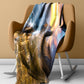 Rocky Beach Light Weight Fleece Blanket