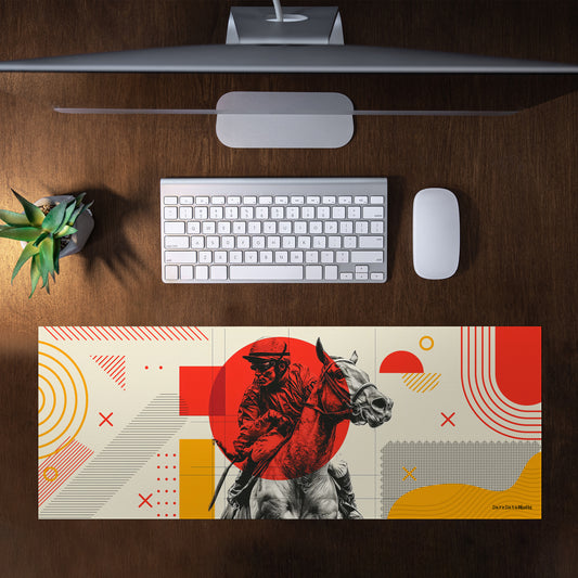 Rodeo Redemption Desk Pad by Wikus Schalkwyk