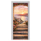 Roman Sunset Door Decoupage