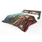 Romantic Drapery Floral Duvet Cover Set