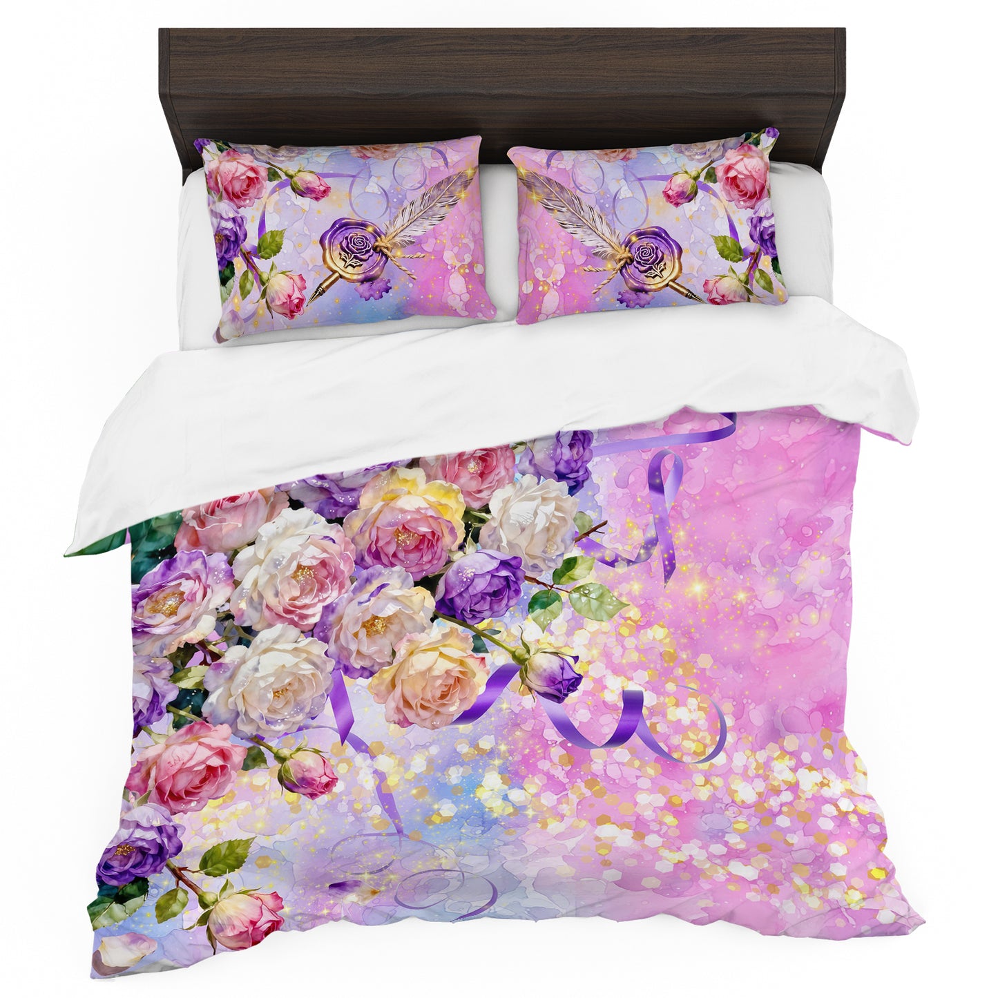 Romantic Floral Fantasy Duvet Cover Set