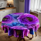 Romantic Rose Round Tablecloth