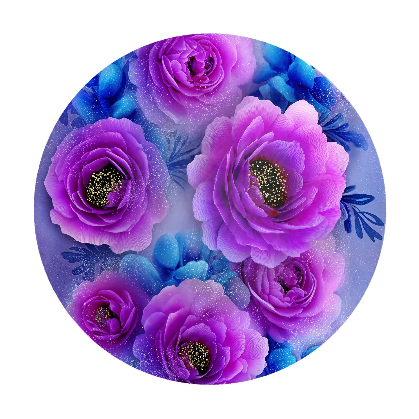 Romantic Rose Round Tablecloth