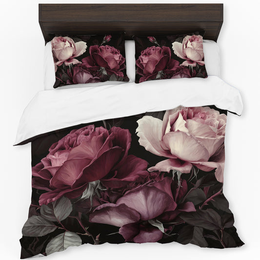 Romantic Three Roses Duvet Cover Set by Wikus Schalkwyk