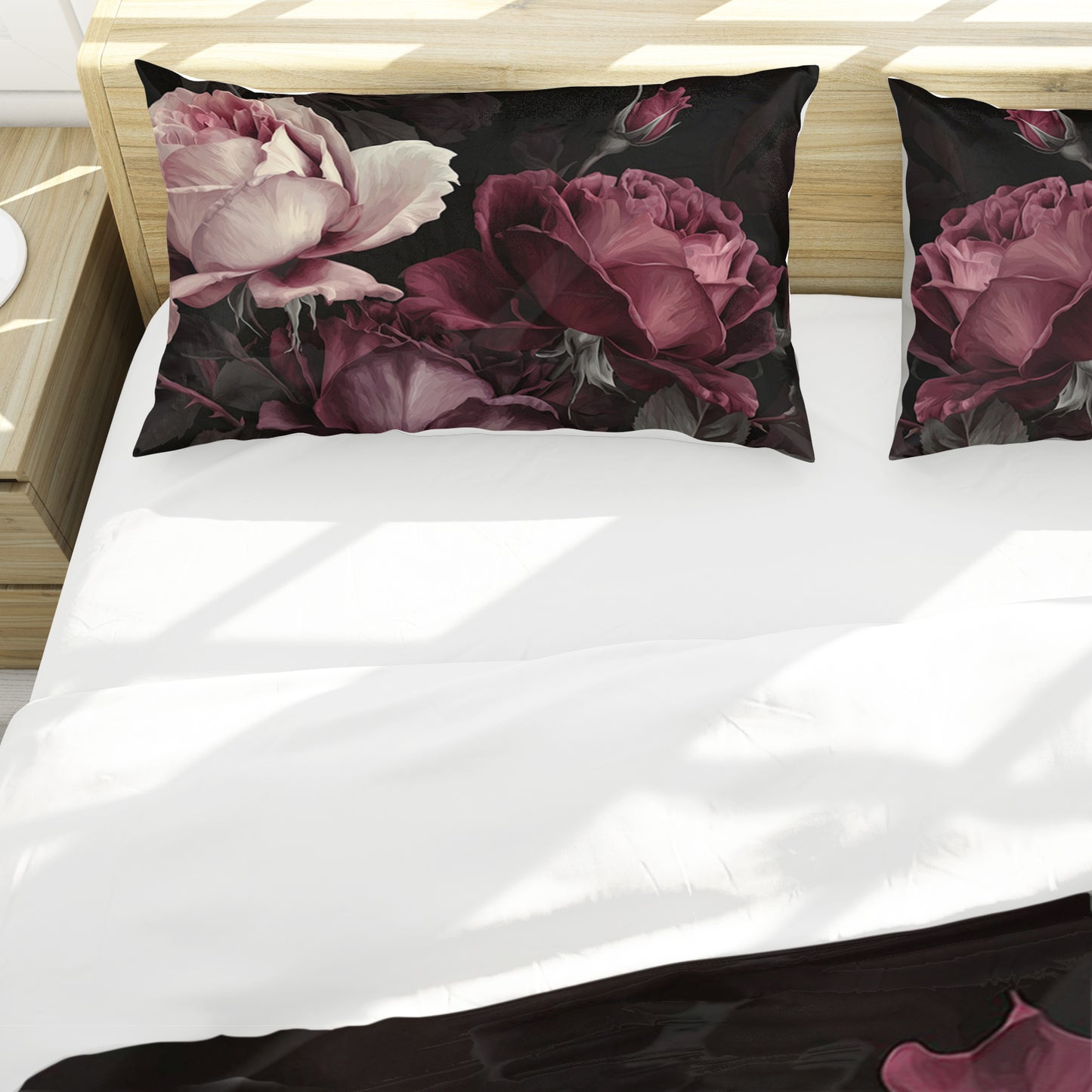 Romantic Three Roses Duvet Cover Set by Wikus Schalkwyk