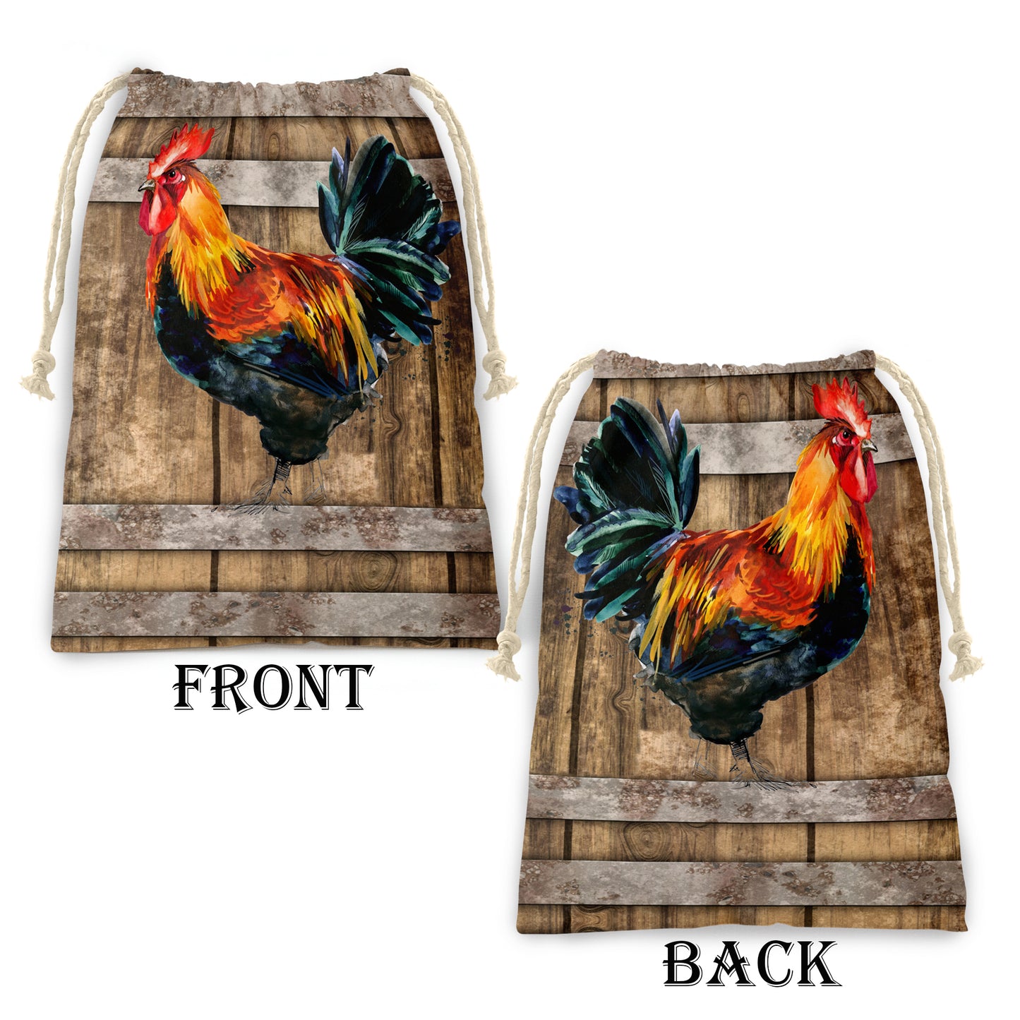 Rooster Gift Bag (Set of 2)