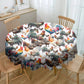 Rooster Mixer By Mark Van Vuuren Round Tablecloth