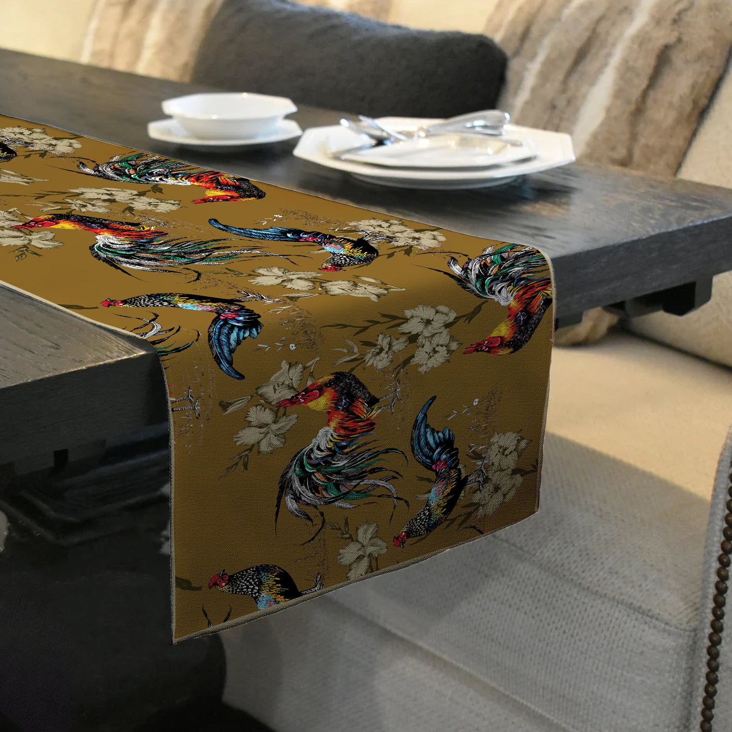 Rooster Table Runner