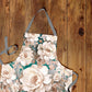 Rose Gold Floral Medium Length Apron By Mark Van Vuuren