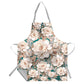 Rose Gold Floral Medium Length Apron By Mark Van Vuuren