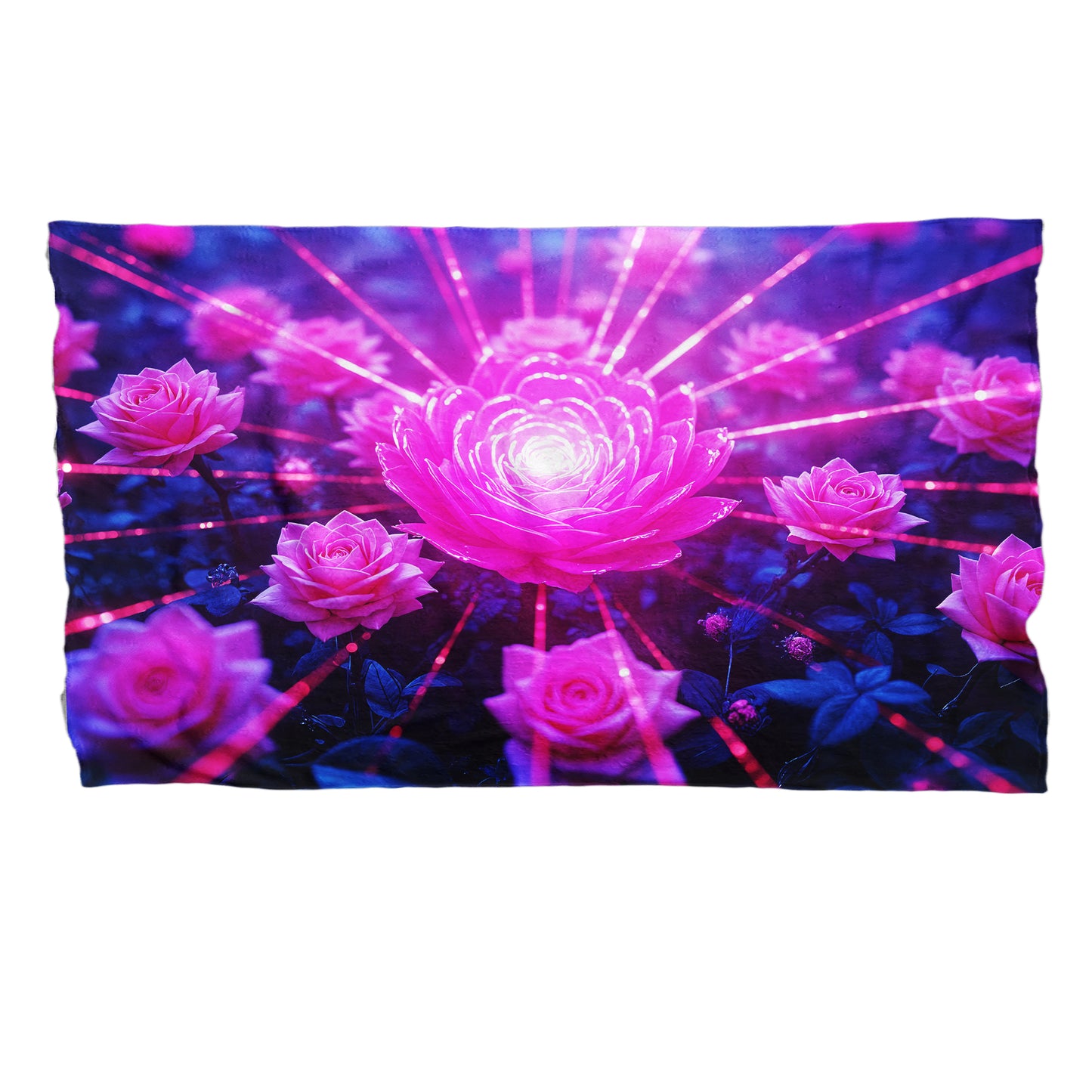 Rose Beams Bed Throw