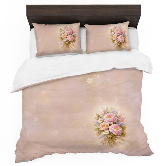 Rose Bouquet Duvet Cover Set