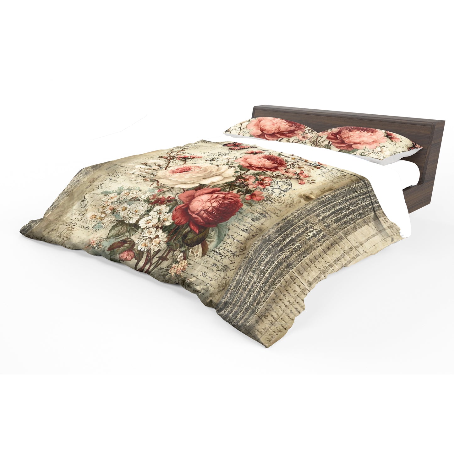 Rose Bouquet Duvet Cover Set