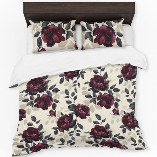Rose Bouquet Duvet Cover Set by Wikus Schalkwyk