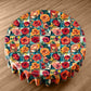 Rose Collage Round Tablecloth