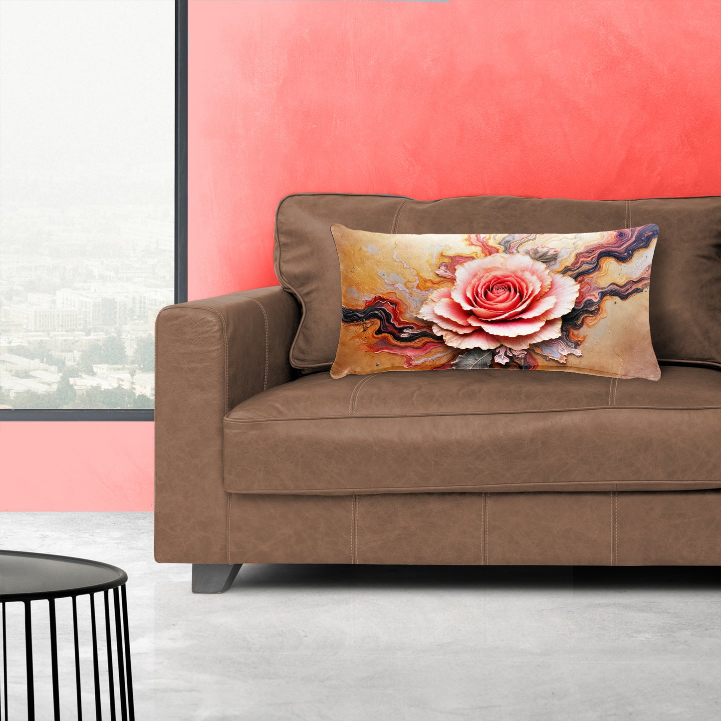 Rose Color Flow King Luxury Scatter