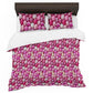 Rose Marble Pebble Mosaic Duvet Cover Set