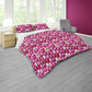 Rose Marble Pebble Mosaic Duvet Cover Set